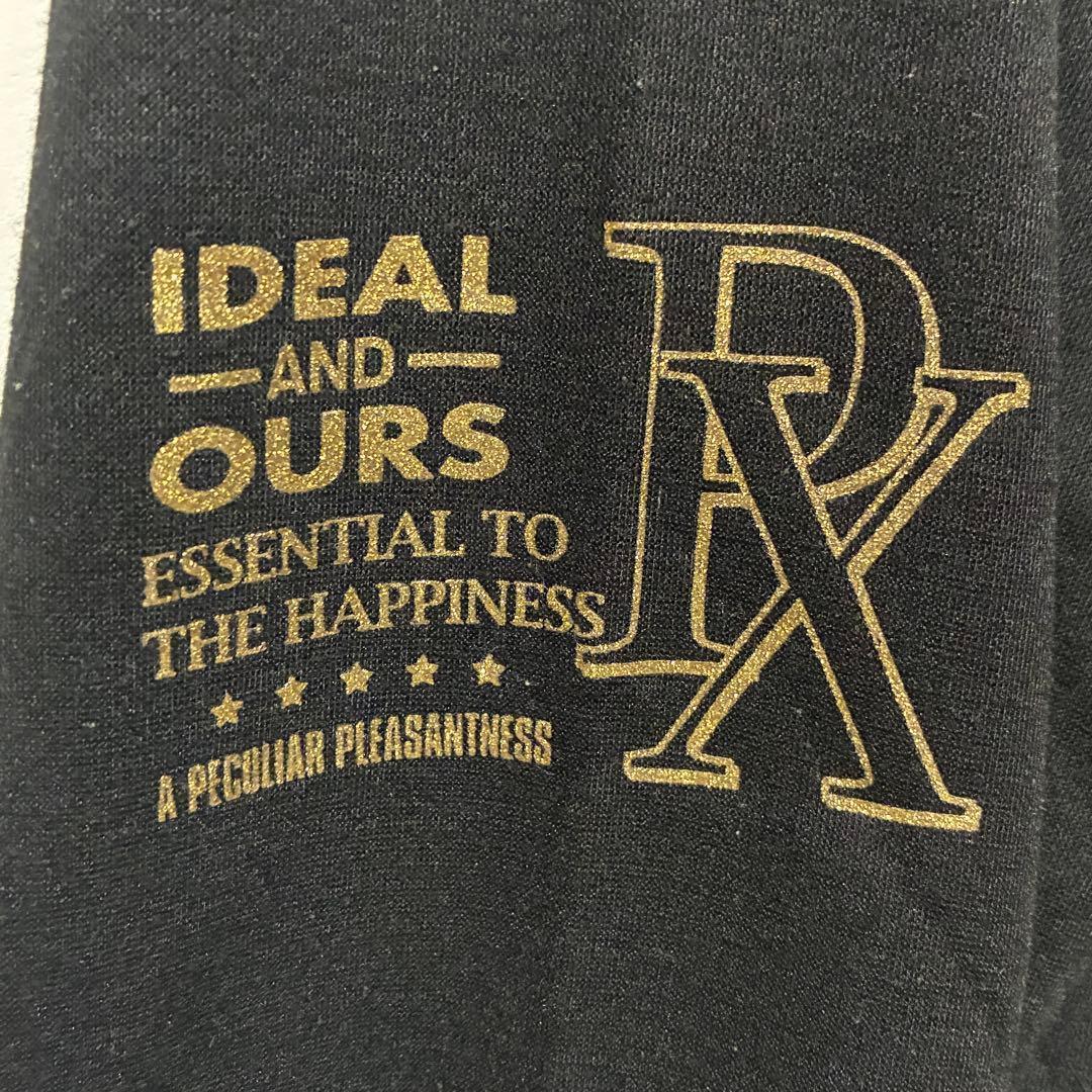 [Glorious Time] Long Sleeve Sweatshirt Logo Casual Black L