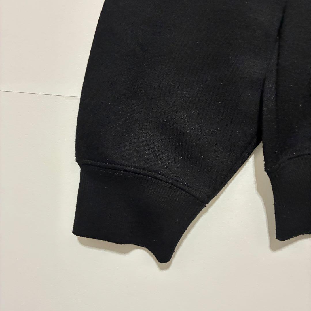 [Glorious Time] Long Sleeve Sweatshirt Logo Casual Black L