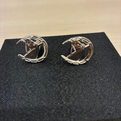 [Good product] Cufflinks Horse Horseshoe Horseshoe Silver No case