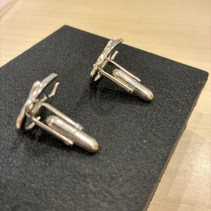 [Good product] Cufflinks Horse Horseshoe Horseshoe Silver No case