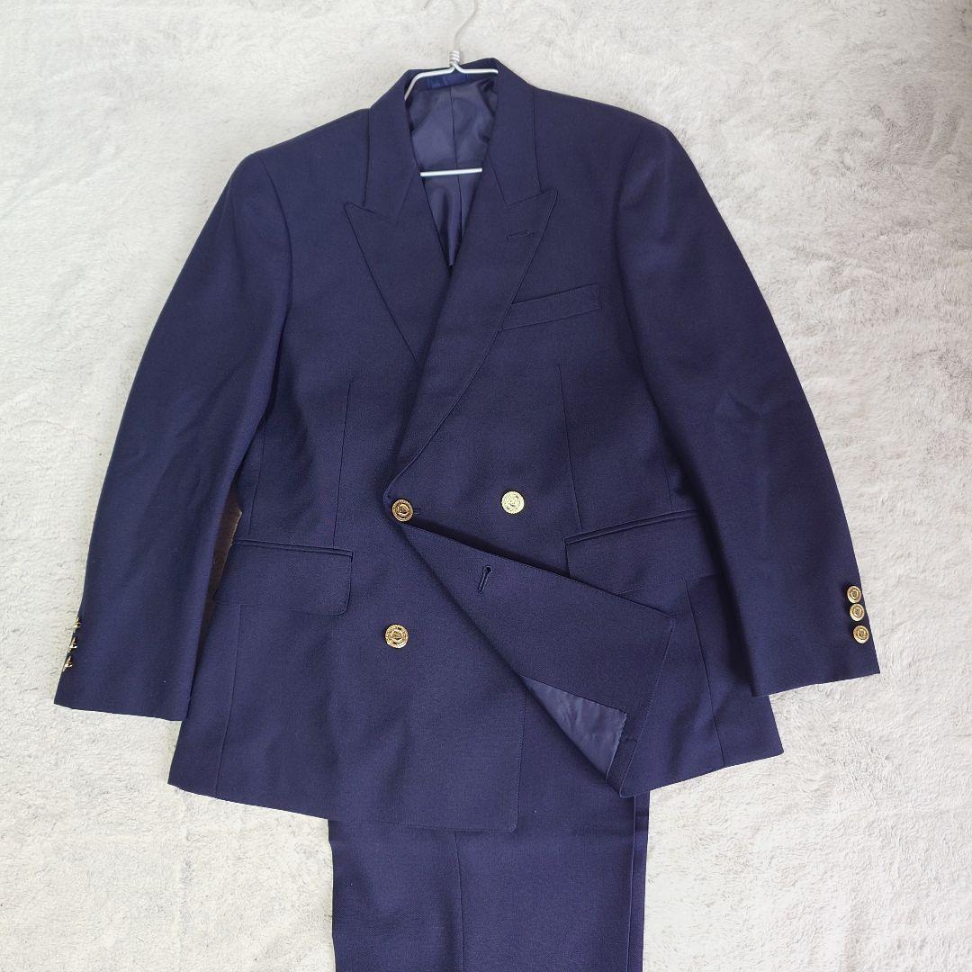 Ministry of International Trade and Industry Vintage Double Suit Navy A Size 3 Gold Buttons