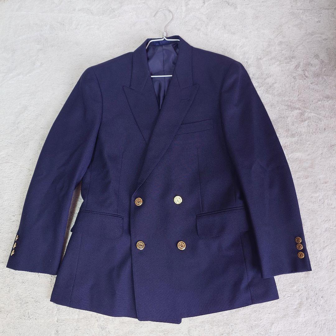 Ministry of International Trade and Industry Vintage Double Suit Navy A Size 3 Gold Buttons