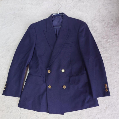 Ministry of International Trade and Industry Vintage Double Suit Navy A Size 3 Gold Buttons
