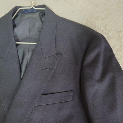Ministry of International Trade and Industry Vintage Double Suit Navy A Size 3 Gold Buttons