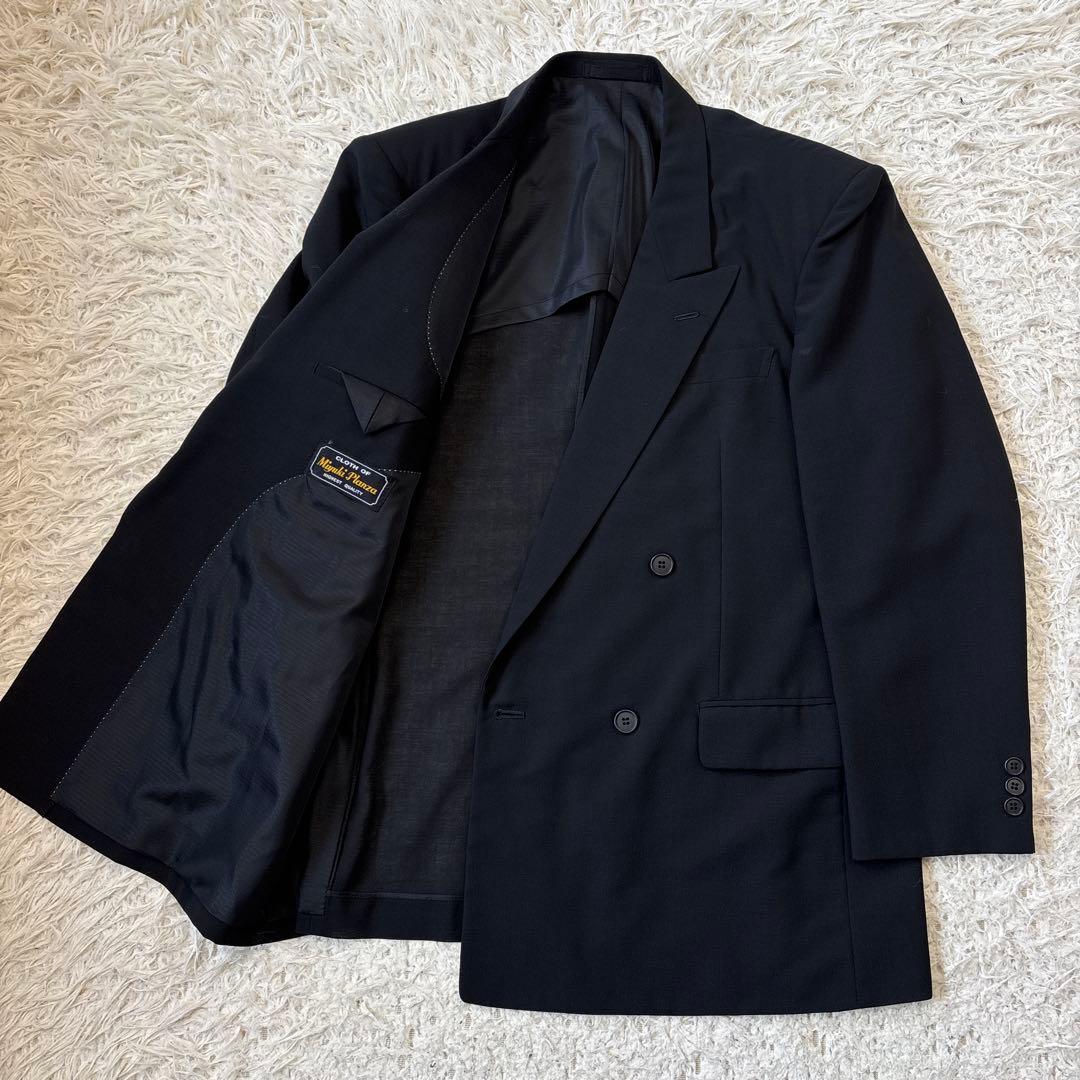 00s [Miyuki Woolen] MIYUKI Mohair Black Double with Adjuster AB5