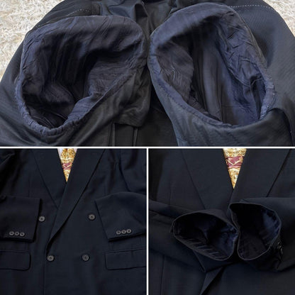 00s [Miyuki Woolen] MIYUKI Mohair Black Double with Adjuster AB5