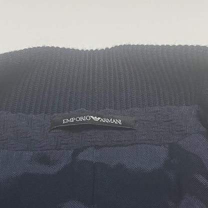 [Good Condition] Emporio Armani Setup Embossed Navy QR Code