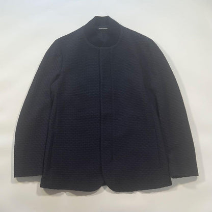 [Good Condition] Emporio Armani Setup Embossed Navy QR Code