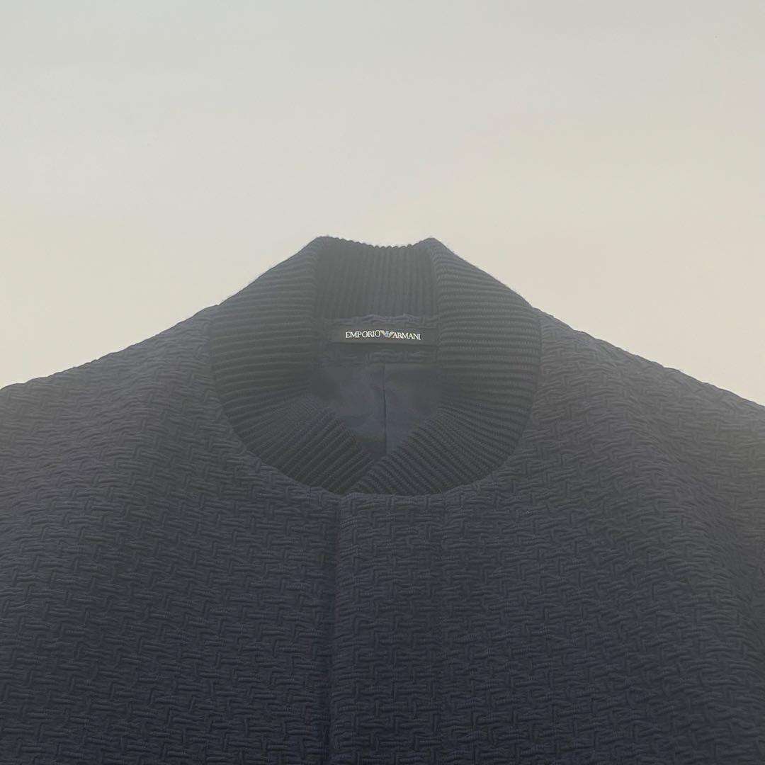 [Good Condition] Emporio Armani Setup Embossed Navy QR Code