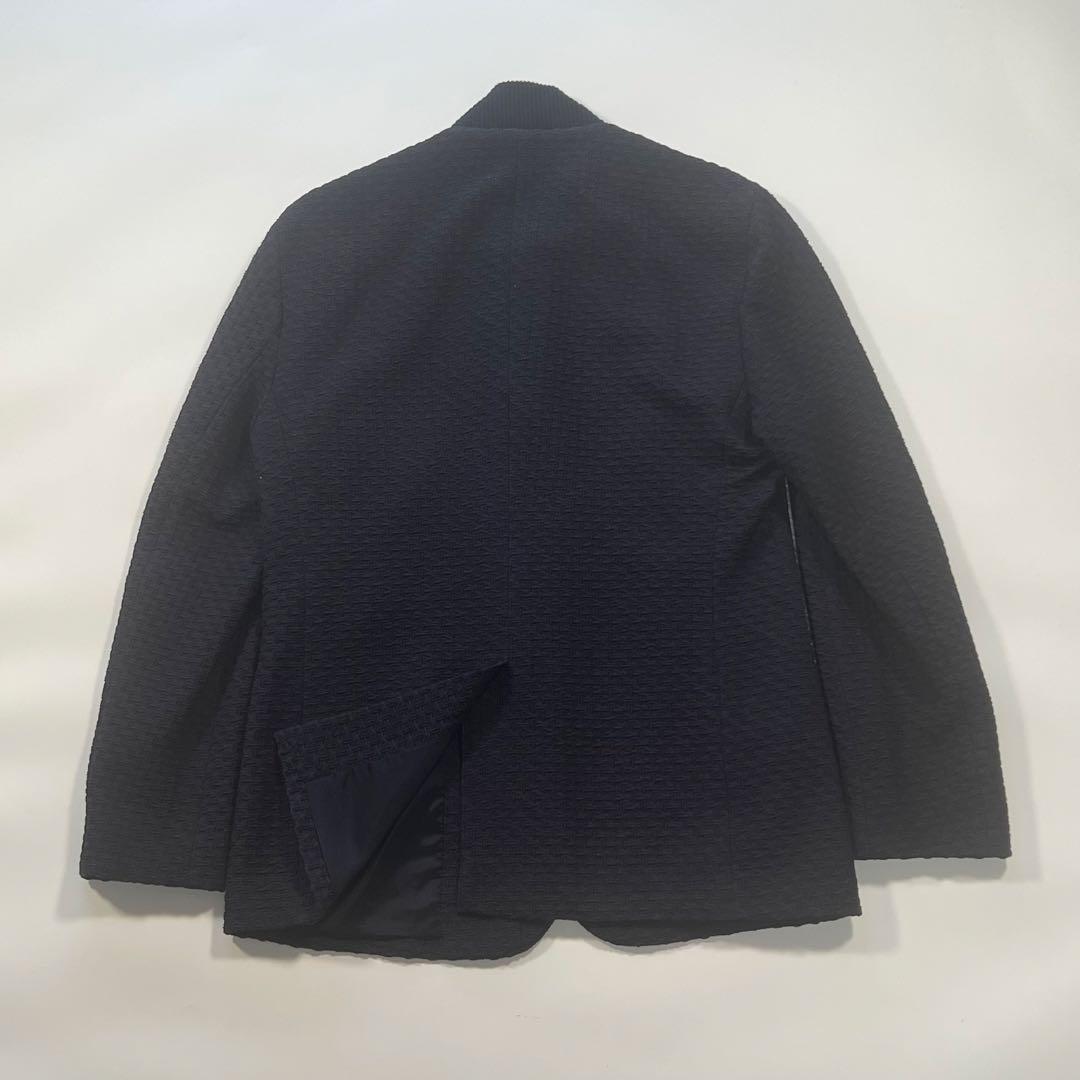 [Good Condition] Emporio Armani Setup Embossed Navy QR Code