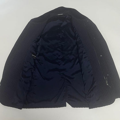 [Good Condition] Emporio Armani Setup Embossed Navy QR Code