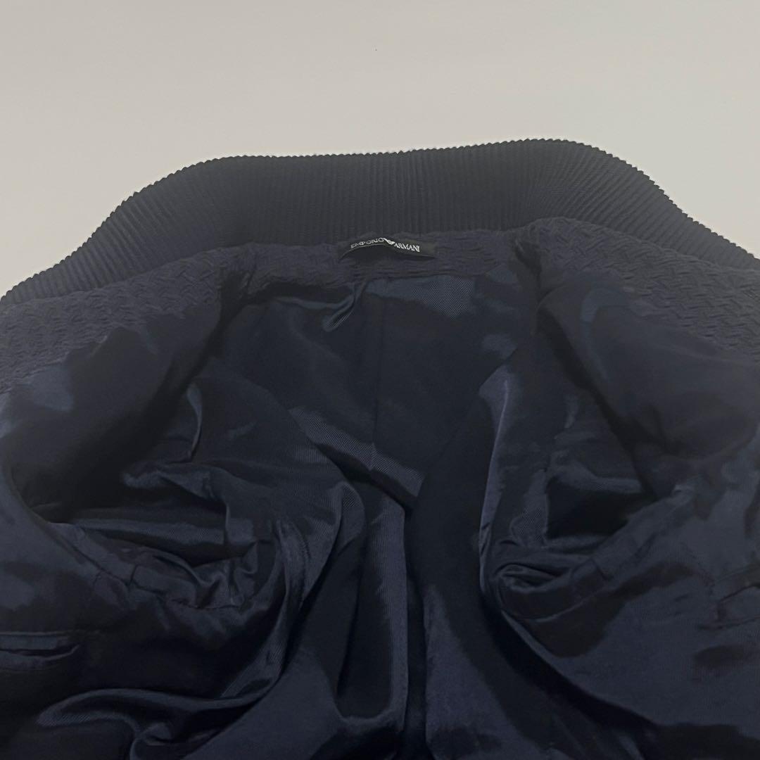 [Good Condition] Emporio Armani Setup Embossed Navy QR Code