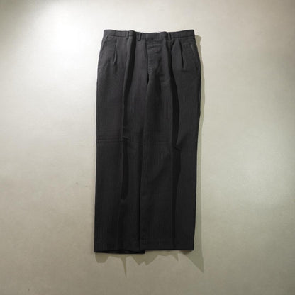 vintage single setup suit striped gray/HW507
