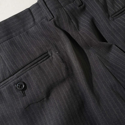 vintage single setup suit striped gray/HW507