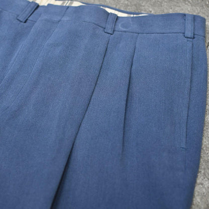 Old clothes special silk setup suit double blue blue