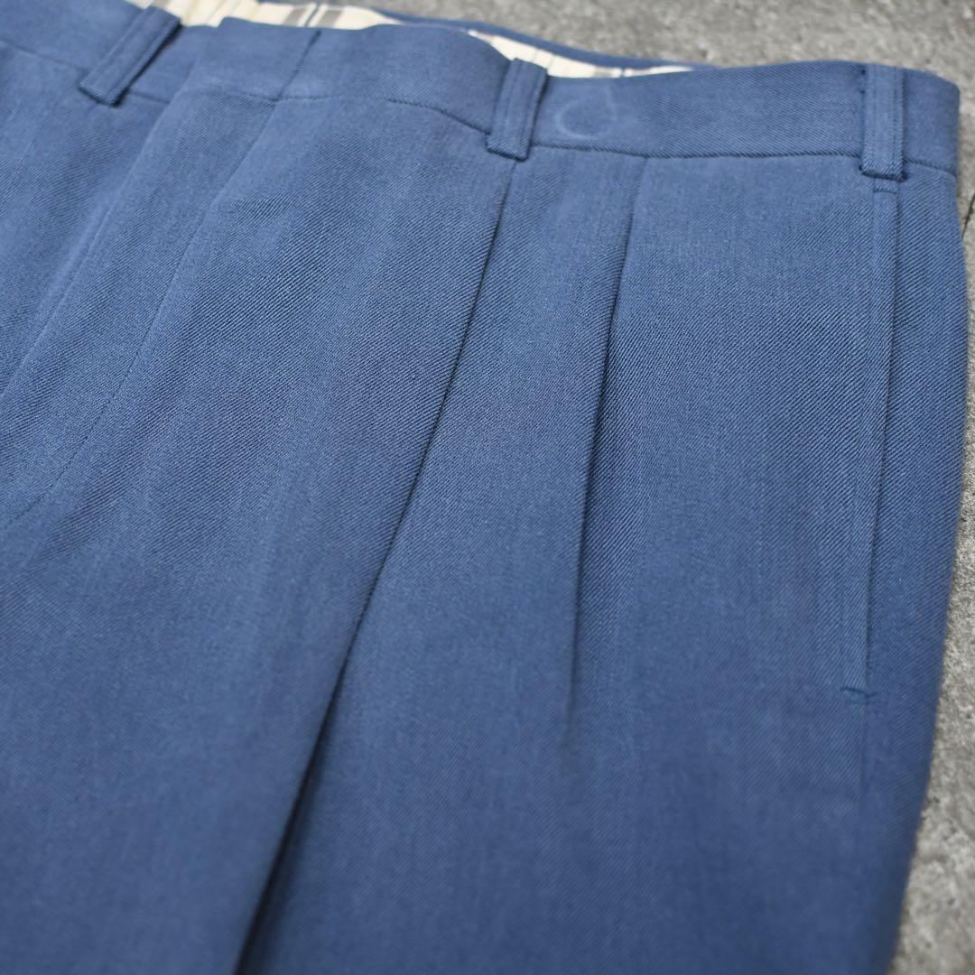 Old clothes special silk setup suit double blue blue