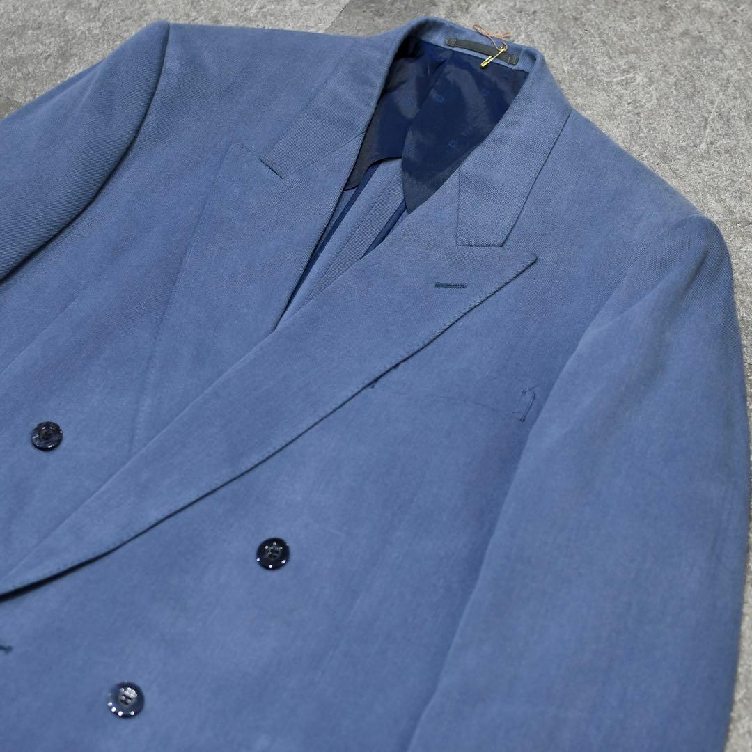Old clothes special silk setup suit double blue blue