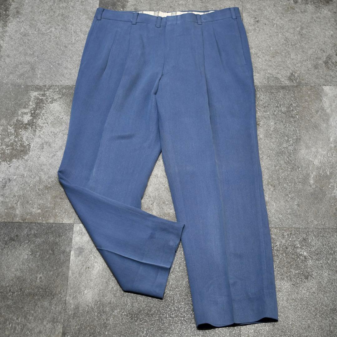 Old clothes special silk setup suit double blue blue