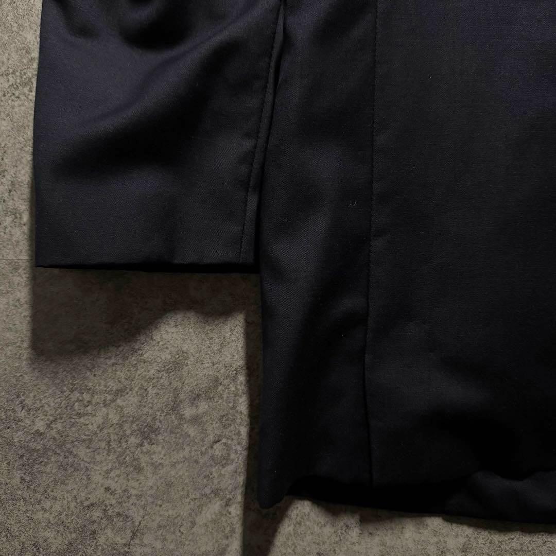 GIANNI VERSACE double suit setup silver buttons silk blend black