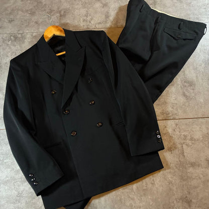 Beautiful item✨VINTAGE 90s Custom Suit Setup Suit Black