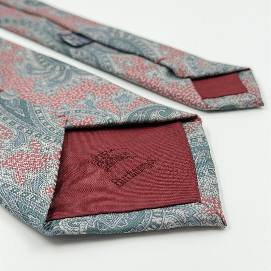 ✨️Good condition✨️ BURBERRY Burberry tie paisley pattern all over pattern