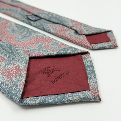 ✨️Good condition✨️ BURBERRY Burberry tie paisley pattern all over pattern