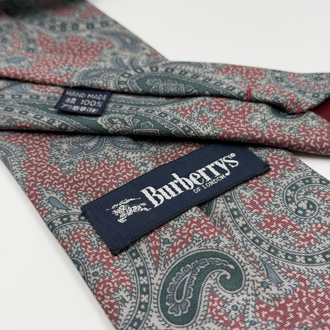 ✨️Good condition✨️ BURBERRY Burberry tie paisley pattern all over pattern
