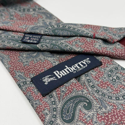 ✨️Good condition✨️ BURBERRY Burberry tie paisley pattern all over pattern