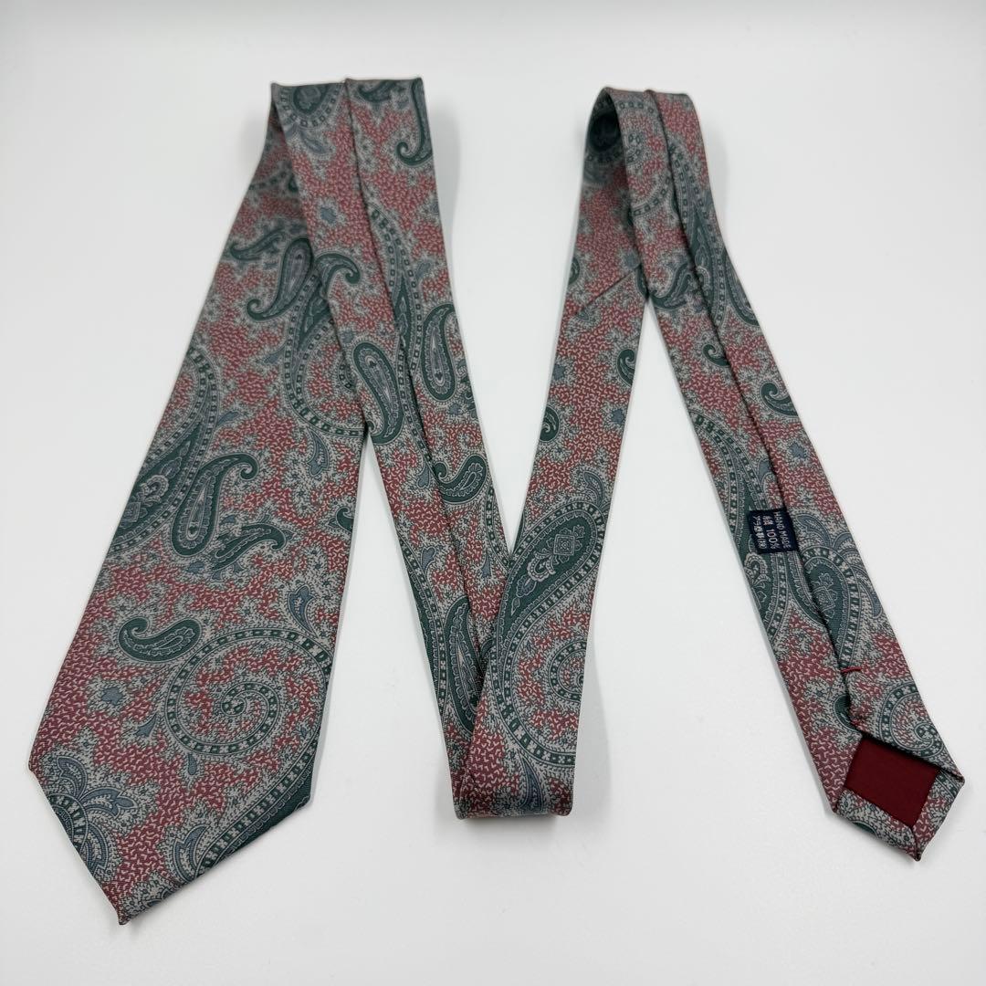 ✨️Good condition✨️ BURBERRY Burberry tie paisley pattern all over pattern