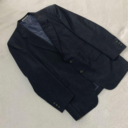 00's vintage dark gray suit setup jacket