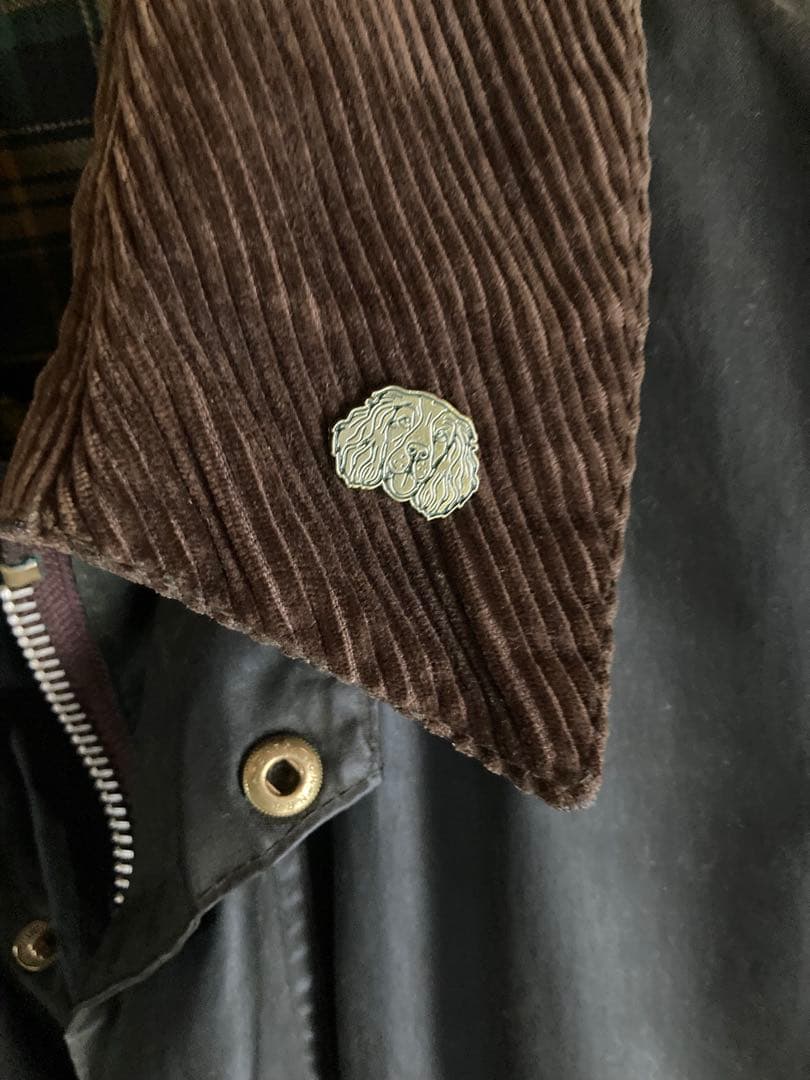 Barbour Border Pin Badge Vest Set Size 44 Reproofed