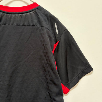 [ASICS] Short sleeve T-shirt training sports quick drying stretch black M