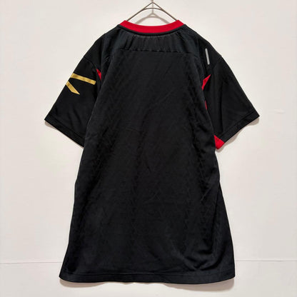 [ASICS] Short sleeve T-shirt training sports quick drying stretch black M