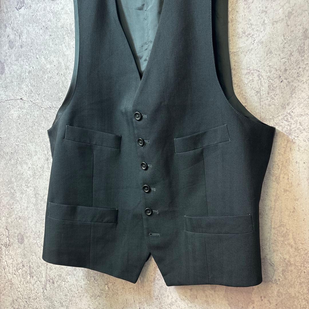 ARMANI COLLEZIONI Suit Vest Black 5 Buttons