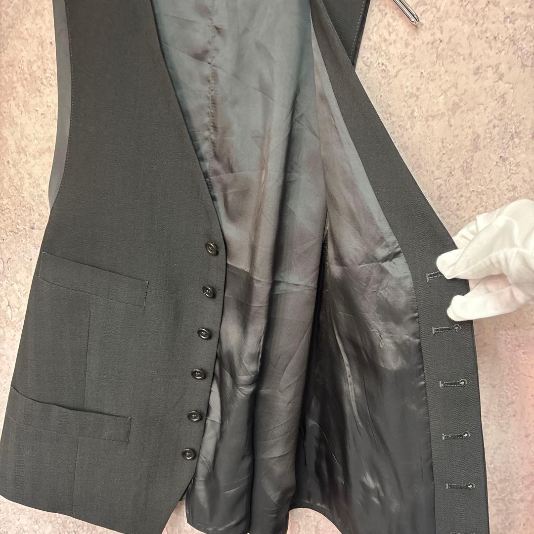 ARMANI COLLEZIONI Suit Vest Black 5 Buttons