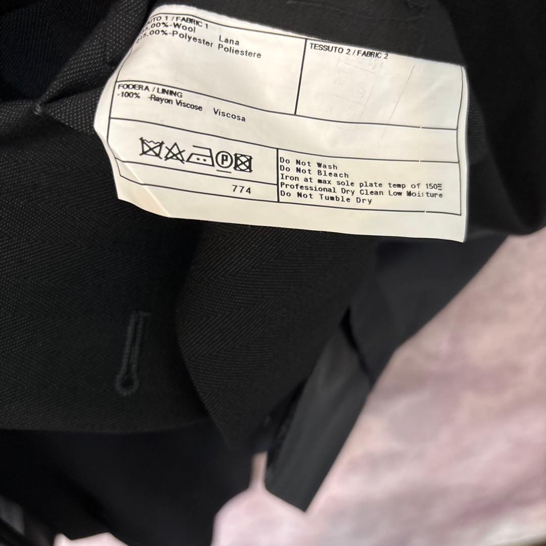 ARMANI COLLEZIONI Suit Vest Black 5 Buttons