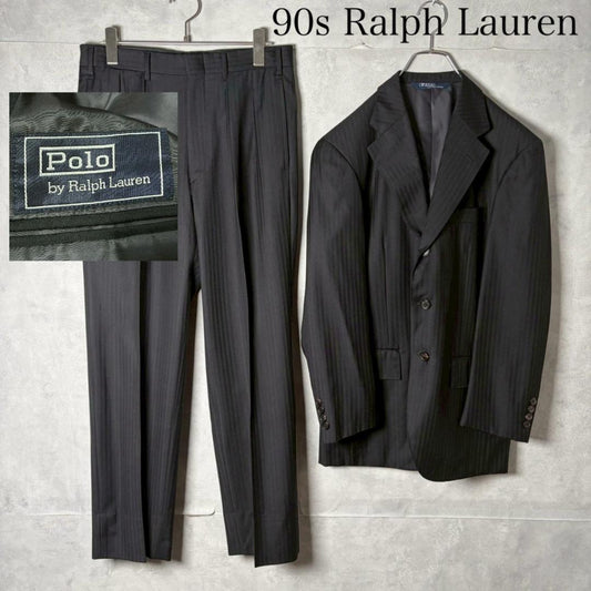 90s Ralph Lauren 2B striped suit PM213