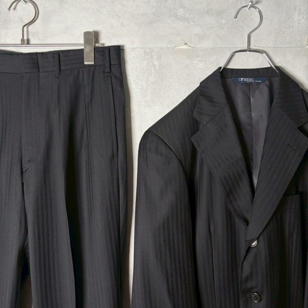 90s Ralph Lauren 2B striped suit PM213
