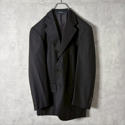 90s Ralph Lauren 2B striped suit PM213