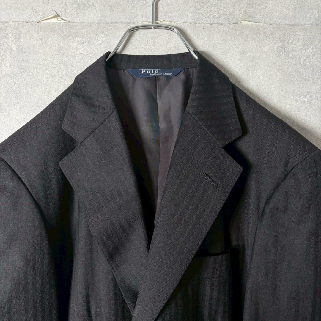90s Ralph Lauren 2B striped suit PM213