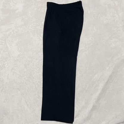 vintage double breasted set up suit black L equivalent to actual size XL
