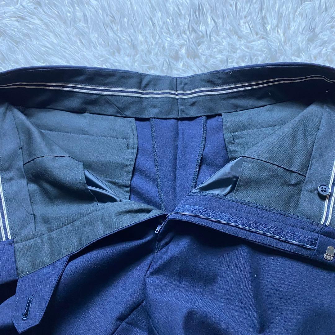 Men's suit business setup three-piece navy L equivalent Good condition