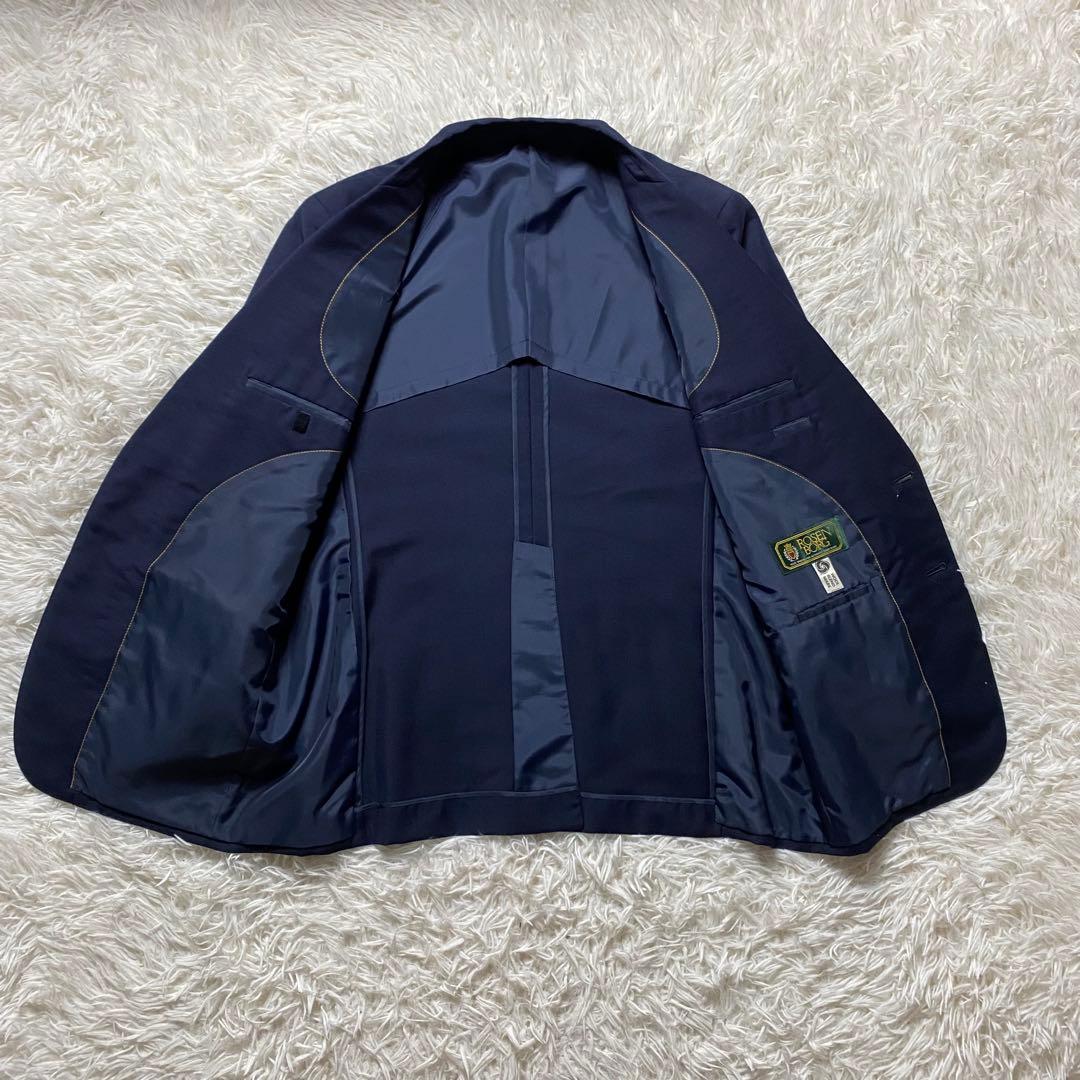 Men's suit business setup three-piece navy L equivalent Good condition