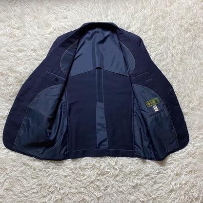 Men's suit business setup three-piece navy L equivalent Good condition