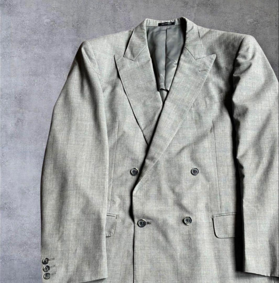 [Special price] 4-piece set double suit XL with Versace tie wedding