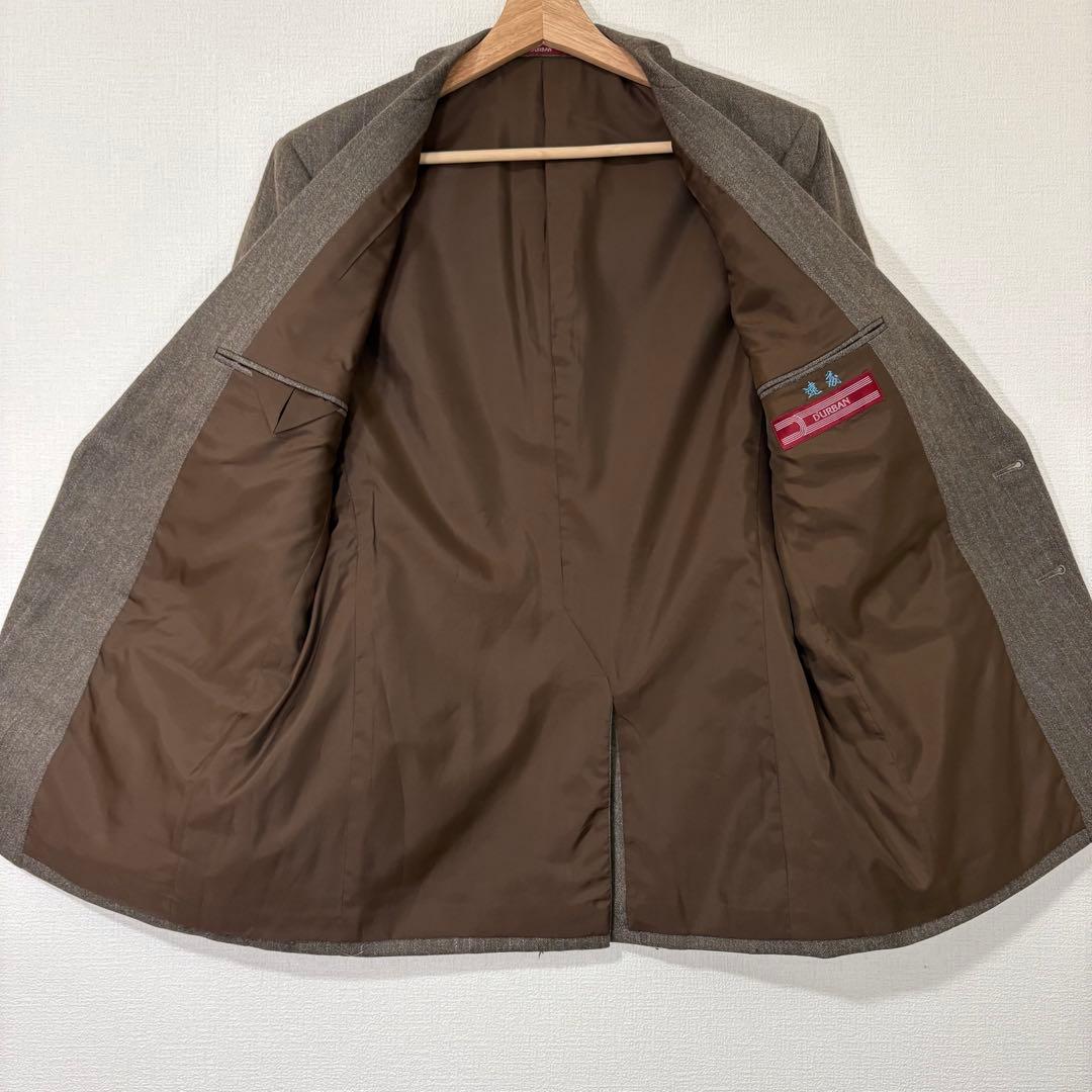 [Rare] Vintage Durban Setup 2B Made in Kagoshima Brown Brown Fully lined