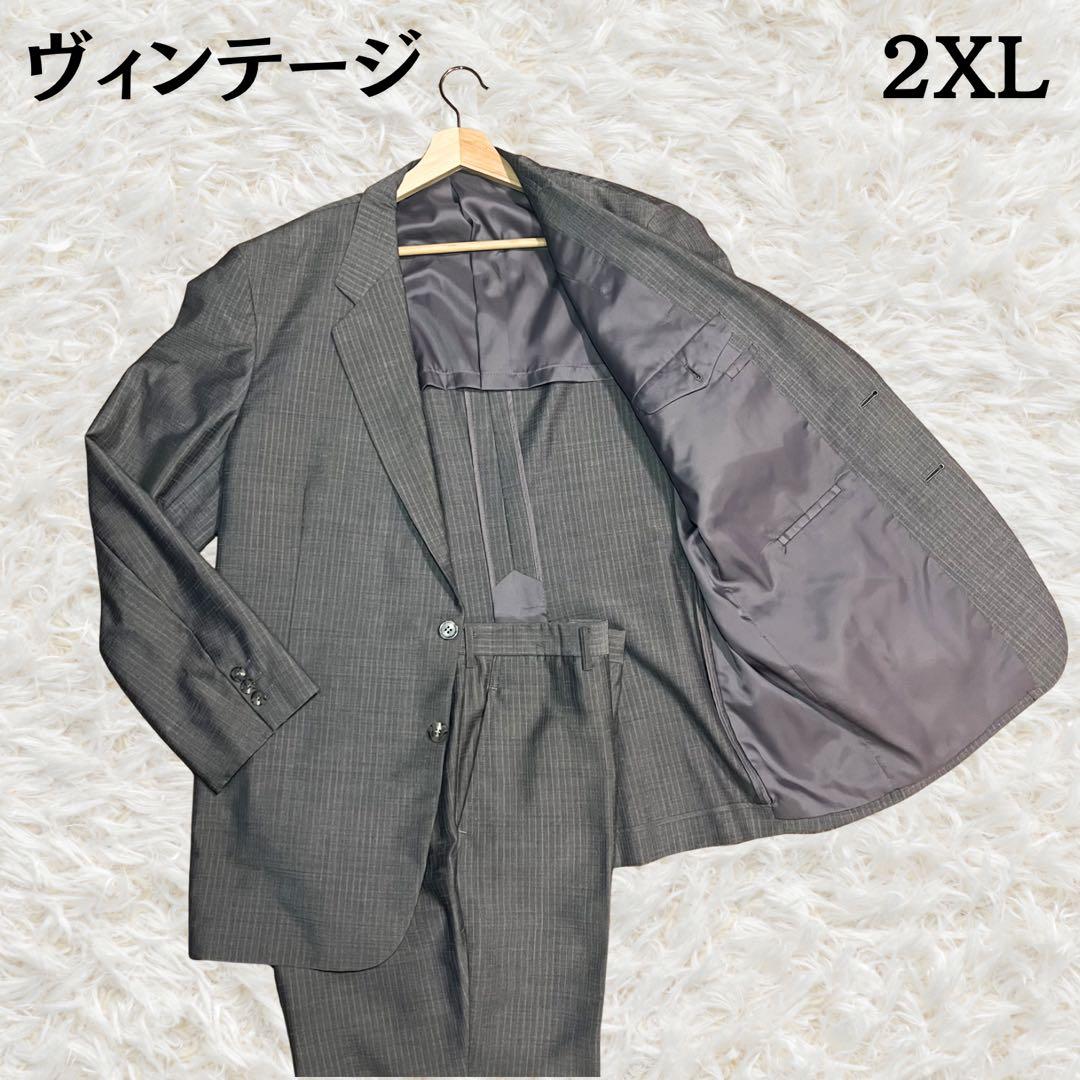 Vintage YAMASHITA Suit Setup 2XL Check Unlined