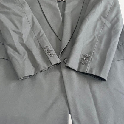 British Fabric Double Suit Setup Tailored Jacket Unlined Business L