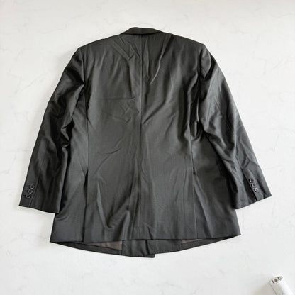 British Fabric Double Suit Setup Tailored Jacket Unlined Business L