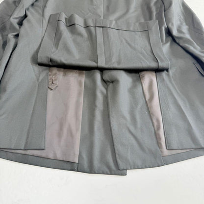 British Fabric Double Suit Setup Tailored Jacket Unlined Business L